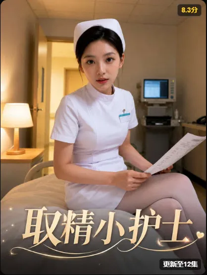 AI真人短剧《小护士》封面
